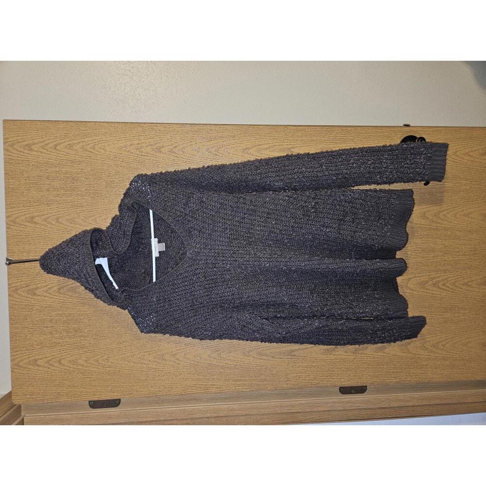 LOFT Hooded Brown Sweater